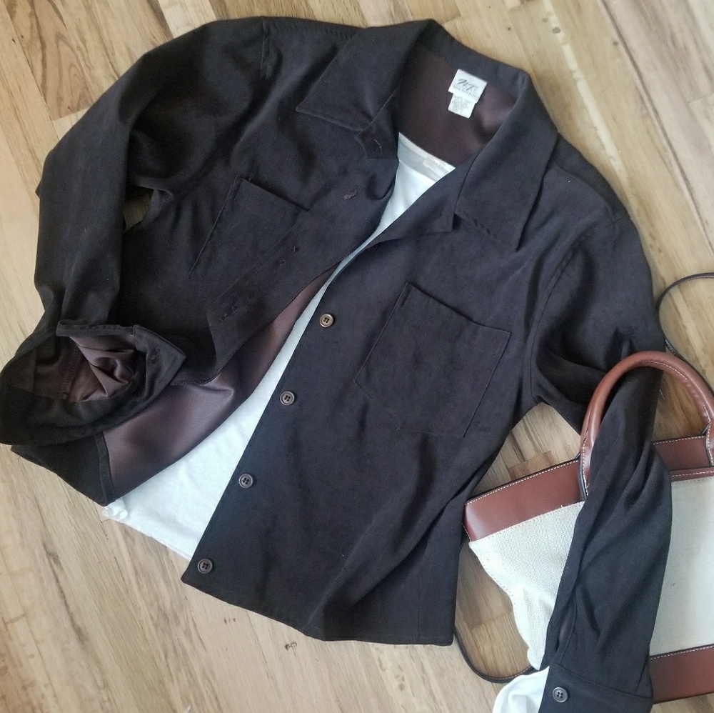 🔥Norm Thompson brown Jacket Size Large